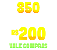 850 sorteios de 200